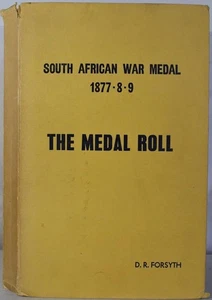 SOUTH AFRICAN WAR MEDAL 1877-8-9 Medal Roll, Forsyth. Anglo-Zulu War, - Picture 1 of 6