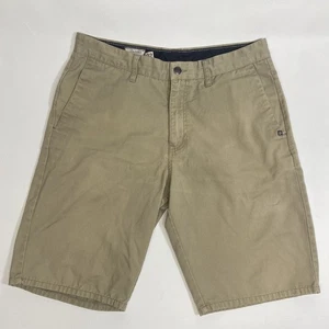 VOLCOM Shorts Men's 32 Tan Khaki Chino Corpo Class Vmonty Solid A09412S0 - Picture 1 of 17