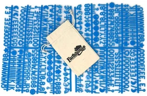 Hellblaues Briefset für Wechsel-Briefbretter aus Filz, 3/4" 460 Zeichen... - Bild 1 von 6