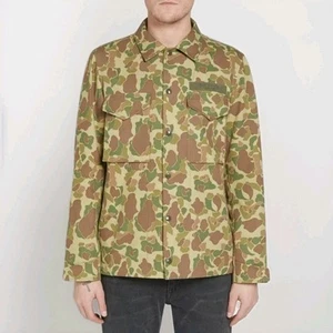 RAG & BONE FLIGHT SHIRT JACKET CAMO M282204MA MEN SIZE S   - Picture 1 of 11