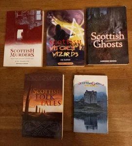 BOOK - Bundle Of X5 Books On Scottish Ghosts Folk Tales Murder Supernatural PB  - Imagen 1 de 5