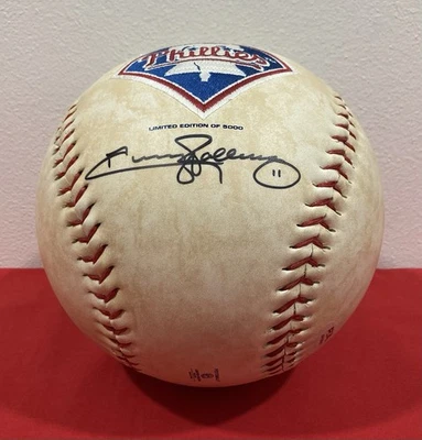 JIMMY ROLLINS Philadelphia Phillies Autograph Signed Large Size Baseball PSA/DNA - Image 1 of 4