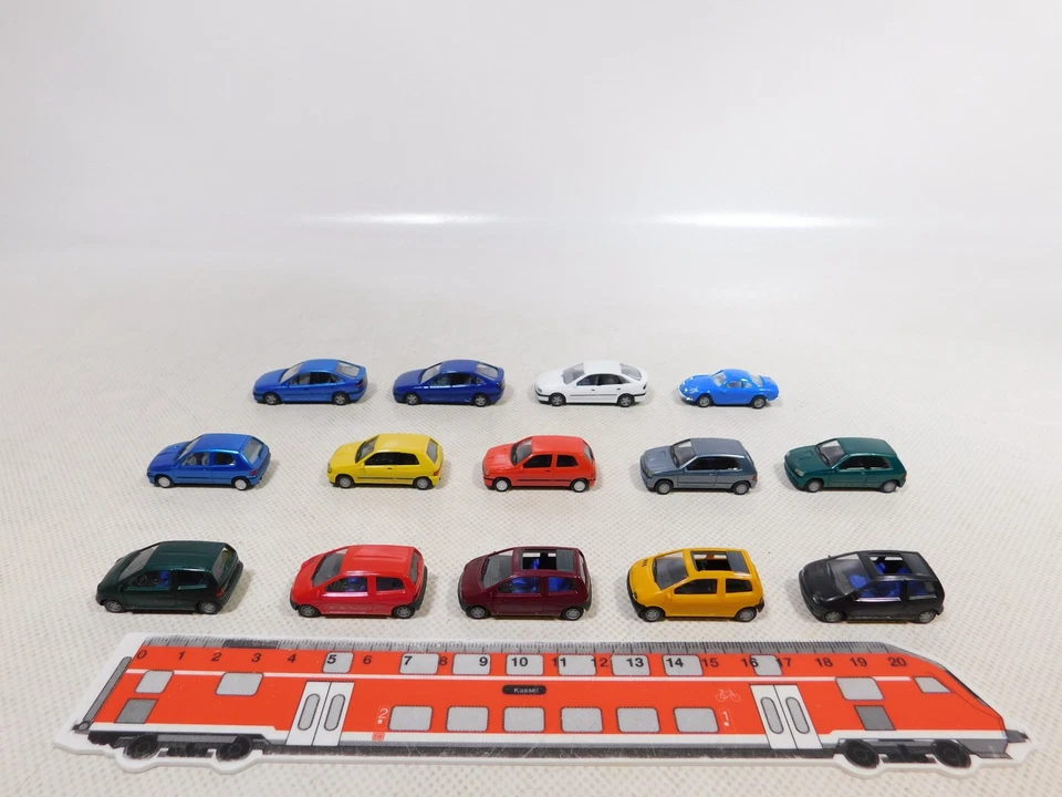 Herpa 1:87 H0 14X Modello Renault Clio 16V Twingo Laguna Alpine SG/MINT #EI69-1 - Immagine 1 di 4