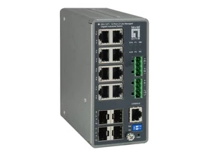 LevelOne IGU-1271 Managed L3 Gigabit Ethernet (10/100/1000) 8 x RJ-45 4 x SFP - Picture 1 of 1