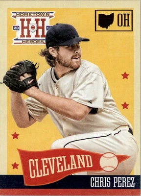 2013 Hometown Heroes States #188 Chris Perez - BB - Image 1 of 2
