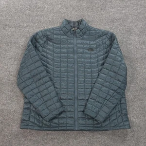 The North Face Jacket Mens 2XL Green ThermoBall Insulated Quilted Puffer Outdoor - Picture 1 of 16