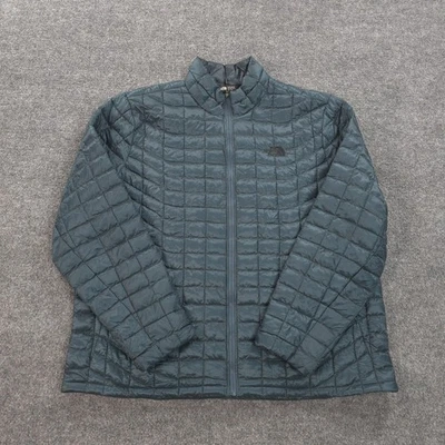 The North Face Jacket Mens 2XL Green ThermoBall Insulated Quilted Puffer Outdoor - Image 1 of 4