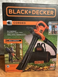 Black & Decker BEBL7000 Corded Electric Leaf Blower, Vacuum, Mulcher 3-IN-1 NEW - Picture 1 of 6