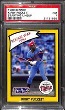 1989 KENNER STARTING LINEUP  KIRBY PUCKETT PSA 7 21131865