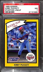 1989 KENNER STARTING LINEUP  KIRBY PUCKETT PSA 7 21131865