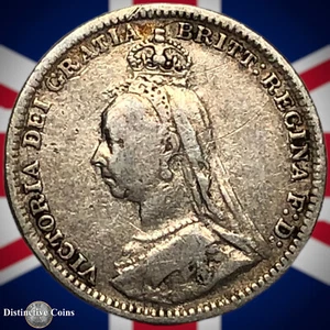 Great Britain 1893 Three Pence GB2009 - Picture 1 of 2