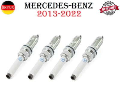 Juego de 4 bujías de encendido para vehículos Mercedes-Benz 2013-2022 GENUINAS Foto 1 de 3