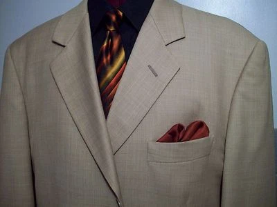 МУЖСКОЙ СЕРО-КОРИЧНЕВЫЙ СУПЕР 100-х ОДНОБОРТНЫЙ БЛЕЙЗЕР GIORGIO VALENTINO РАЗМЕР (42S) - Изображение 1 из 4