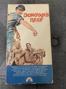 Donovan's Reef VHS 1963, 1980s Release John Wayne American Adventure Comedy Film - Picture 1 of 1