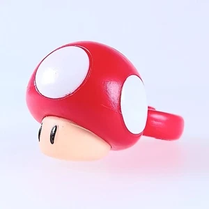 Super Mushroom Super Mario Bros. Collezione di anelli alla moda dal Giappone F/S - Foto 1 di 5