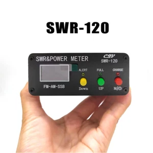 Pantalla LCD a color 1,8 MHz-54 MHz SWR-120 SWR y medidor de potencia interfaz tipo C - Imagen 1 de 8