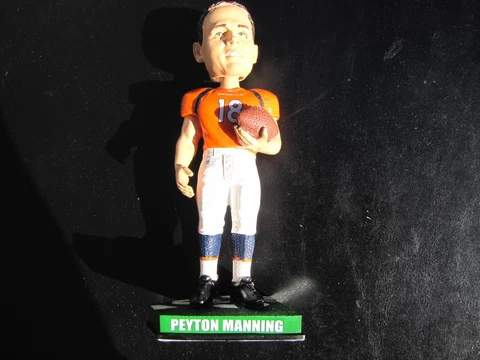 NFL Player Bobble Peyton Manning Denver Broncos Cover