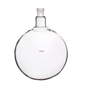 24/29 Glass Flask Round Bottom 1-neck Lab Chemical Bottle Single Neck Vessel RBF - Picture 1 of 11