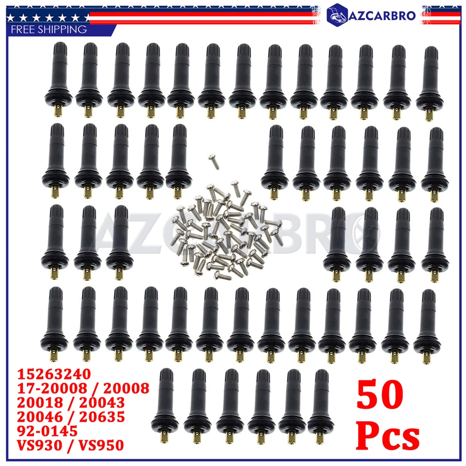 Potencias de válvula TPMS 50 PIEZAS para Suzuki Forenza Reno 2007-2008 / 2012-2015 Volvo XC90 Foto 1 de 4