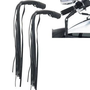 Motorcycle Lever Tassels Fringe For Handlebar Brake Clutch Covers Wraps chopper - Picture 1 of 10
