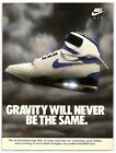 1987 Buty do koszykówki Nike Print Ad Air Revolution Gravity Will Never Be Same