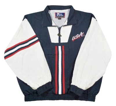 Vintage USA Olympic Basketball Pro Player Jacket Size 2X-Large - Image 1 of 4
