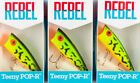 (LOT OF 3) REBEL TEENY POP-R 1/8OZ P5056 FIRETIGER A6113
