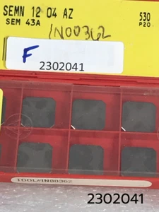 SEM 43A 530 New Full Package of 10 Sandvik Tungsten Carbide Inserts - Picture 1 of 6