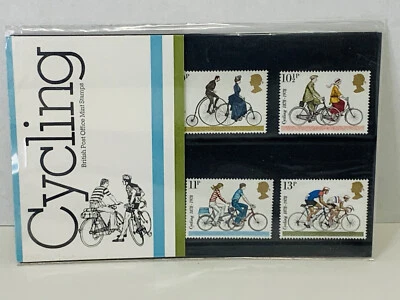 british post office cycling set 9p 10p 11p 13p - Image 1 of 4