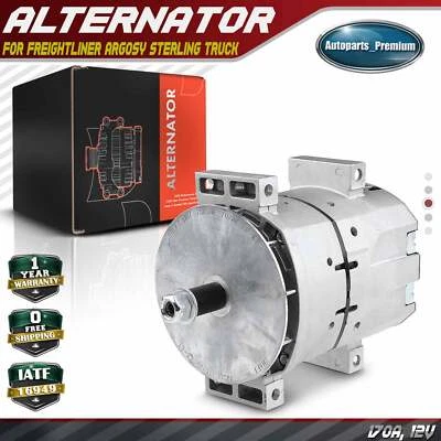 Alternador para camión Freightliner Argosy Classic Sterling 12V 170A BI sin polea Foto 1 de 4