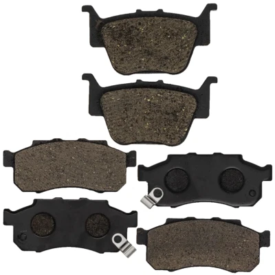 Brake Pad Kit for Honda Pioneer 700 500 06435-HN8-016 Front Rear Semi-Metallic Foto 1 de 4