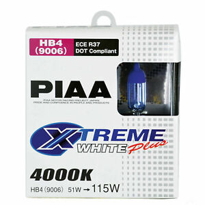 PIAA HB4 (9006) XTREME WHITE PLUS 4000K (H-253E)(TWIN-PACK)