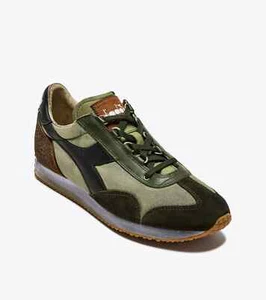 Diadora Heritage Equipe Dirty SW Evo 201.181251 Uomo Verde Salvia New FW24/25 - Foto 1 di 6