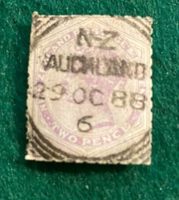 Новая Зеландия, Scott 62, УДИВИТЕЛЬНЫЙ СЫН Окленд Отмена - Perfs Поврежденные, но Необычные - Изображение 1 из 2