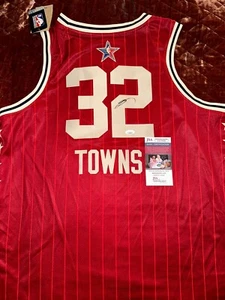 Karl-Anthony Towns Autogramm signed New York Knicks Trikot JSA COA. - Bild 1 von 4