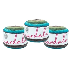 (3 Pack) Lion Brand Yarn 525-230F Mandala Yarn, Dragon - Picture 1 of 7
