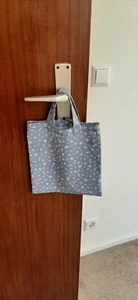 Stofftasche, klein, aus Baumwollstoff, selbstgemacht, Maße: ca. 26x24 cm - Bild 1 von 1