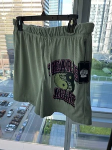Coney Island Picnic TEAR US APART Green Mesh Shorts - Size XL - Picture 1 of 4
