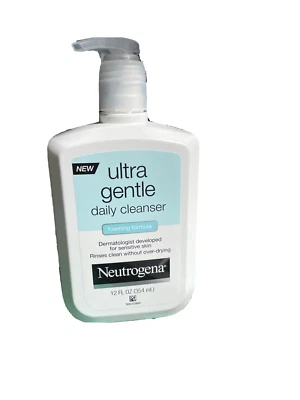Neutrogena Ultra Gentle Daily Cleanser Foaming Formula for Sensitive Skin 12 Oz - Image 1 of 2