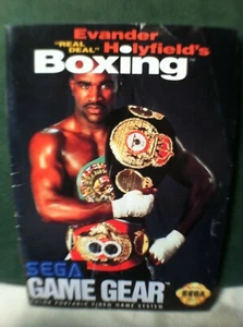"Manual de juego de Sega Game Gear ""Holyfields boxeo" - Imagen 1 de 3