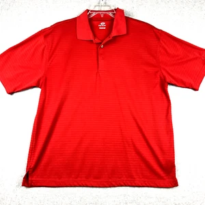 Camisa polo de golf Top Flite XL roja que absorbe la humedad manga corta rendimiento - Imagen 1 de 11