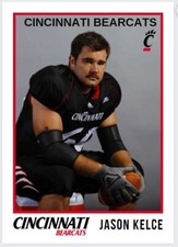 2009 Jason Kelce College Rookie Custom Card Cincinnati Bearcats #60