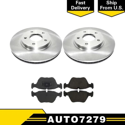 Rotores de freno delanteros y pastillas de freno de cerámica de alta calidad para Jaguar XJ8 2000 2001 Foto 1 de 4