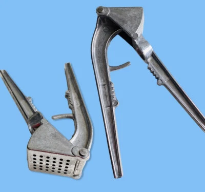 Prensa de ajo de mano de aluminio cascanueces pitter cerezas herramientas de cocina  Foto 1 de 4