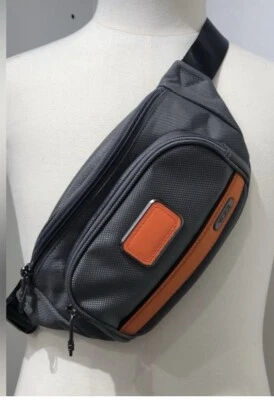 NUEVO CON ETIQUETAS TUMI Hombre Cintura/Riñonera Naranja Carbón Foto 1 de 4