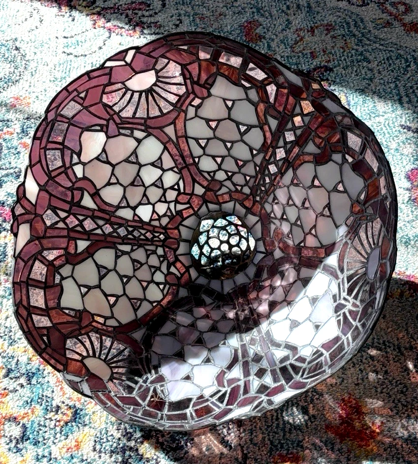 MEYDA TIFFANY STAINED GLASS 灯罩紫色和 LAVENDER 2 匹配阴影可用 — 第 1/3 张图片