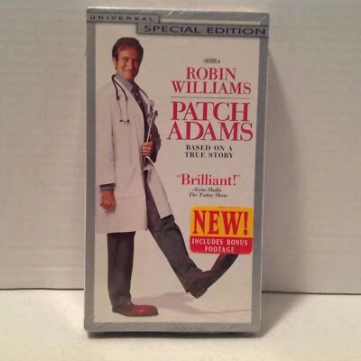 Patch Adams Movie VHS Tape Brand New Factory Sealed Rated PG-13 - Image 1 of 2