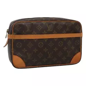 LOUIS VUITTON Monogram Compiegne 28 Clutch Tasche M51845 LV Auth yk17352 - Bild 1 von 19