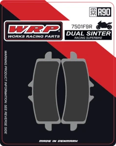 WRP Brake Pads Dual Sinter DS Racing Superbike 7501 F9R - Front (2/pc) - Foto 1 di 4