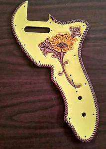 Golpeador de cuero para Fender Thin-Line Telecaster - Imagen 1 de 3